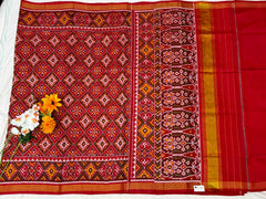 Red Panchanda Patola Saree