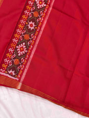 Red & Green Navaratan Patola Saree