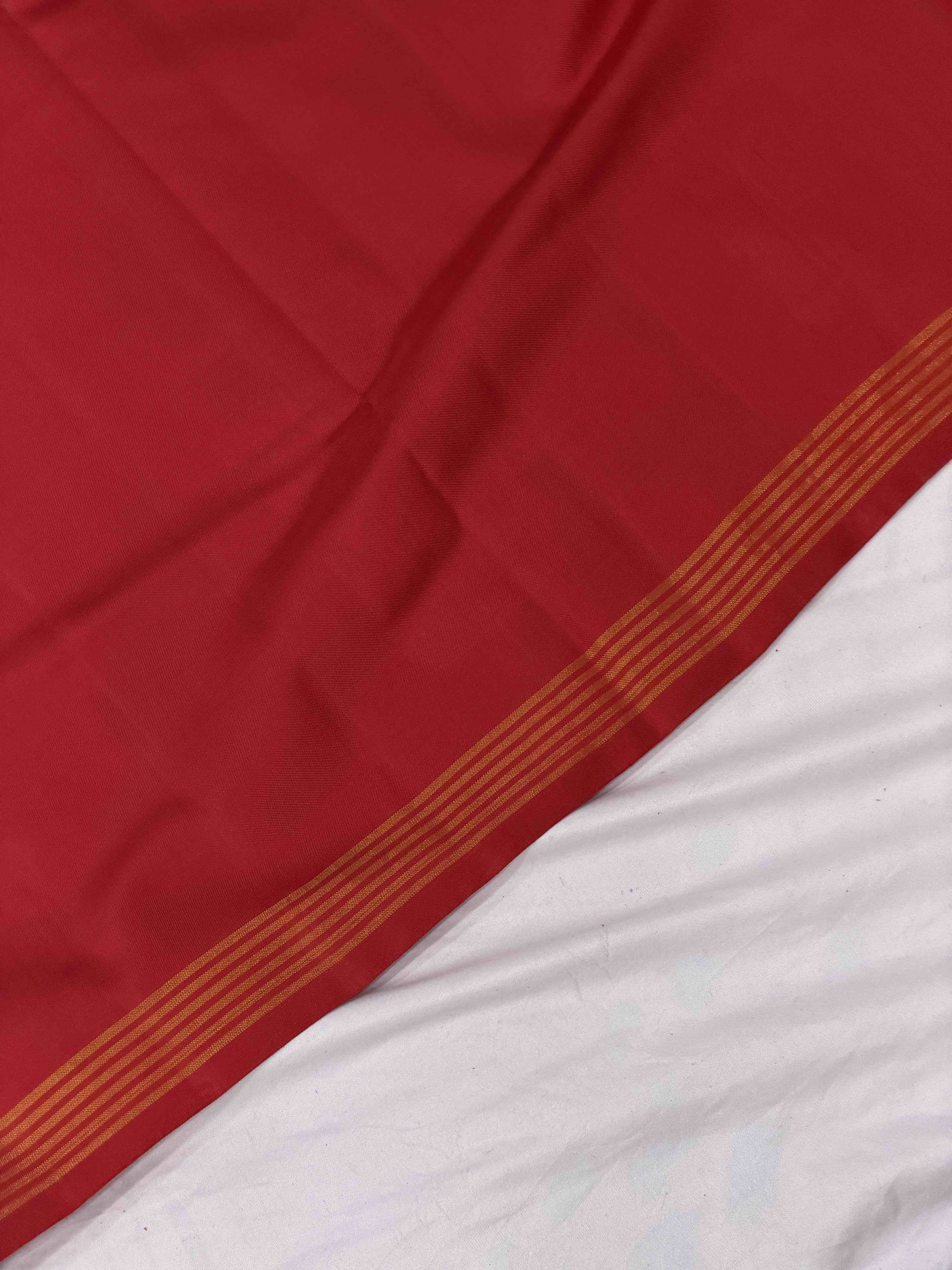 Red Creeper Design Patola Saree