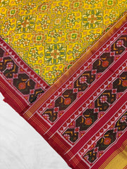 Red & yellow navaratan Patola Saree