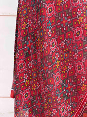 Maroon Navaratan Twill Dupatta