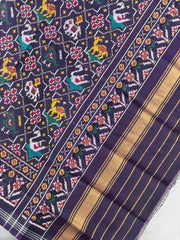 Deep Purple star Narikunj Single Ikat Dupatta