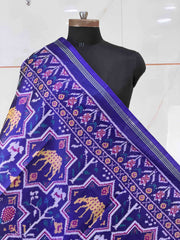 Blue star design figure Patola dupattas
