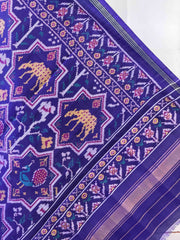 Blue star design figure Patola dupattas
