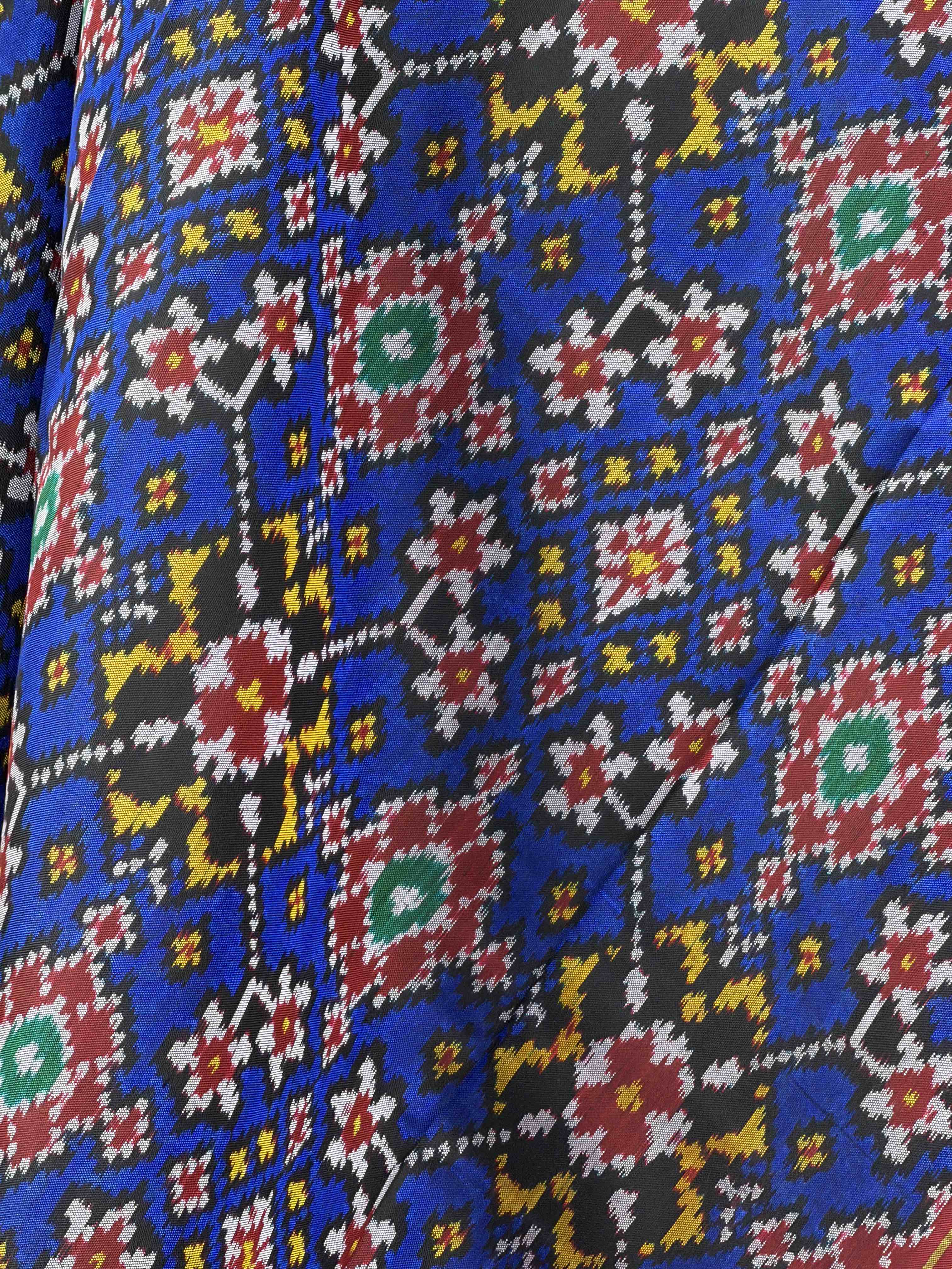 Red & Blue Navaratan Single aikat Dupatta