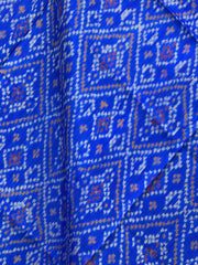Small dupatta in panchanda design weave single ikat