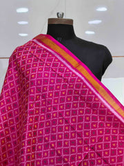 Small dupatta in daliyabhat single ikat weave