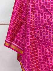 Small dupatta in daliyabhat single ikat weave