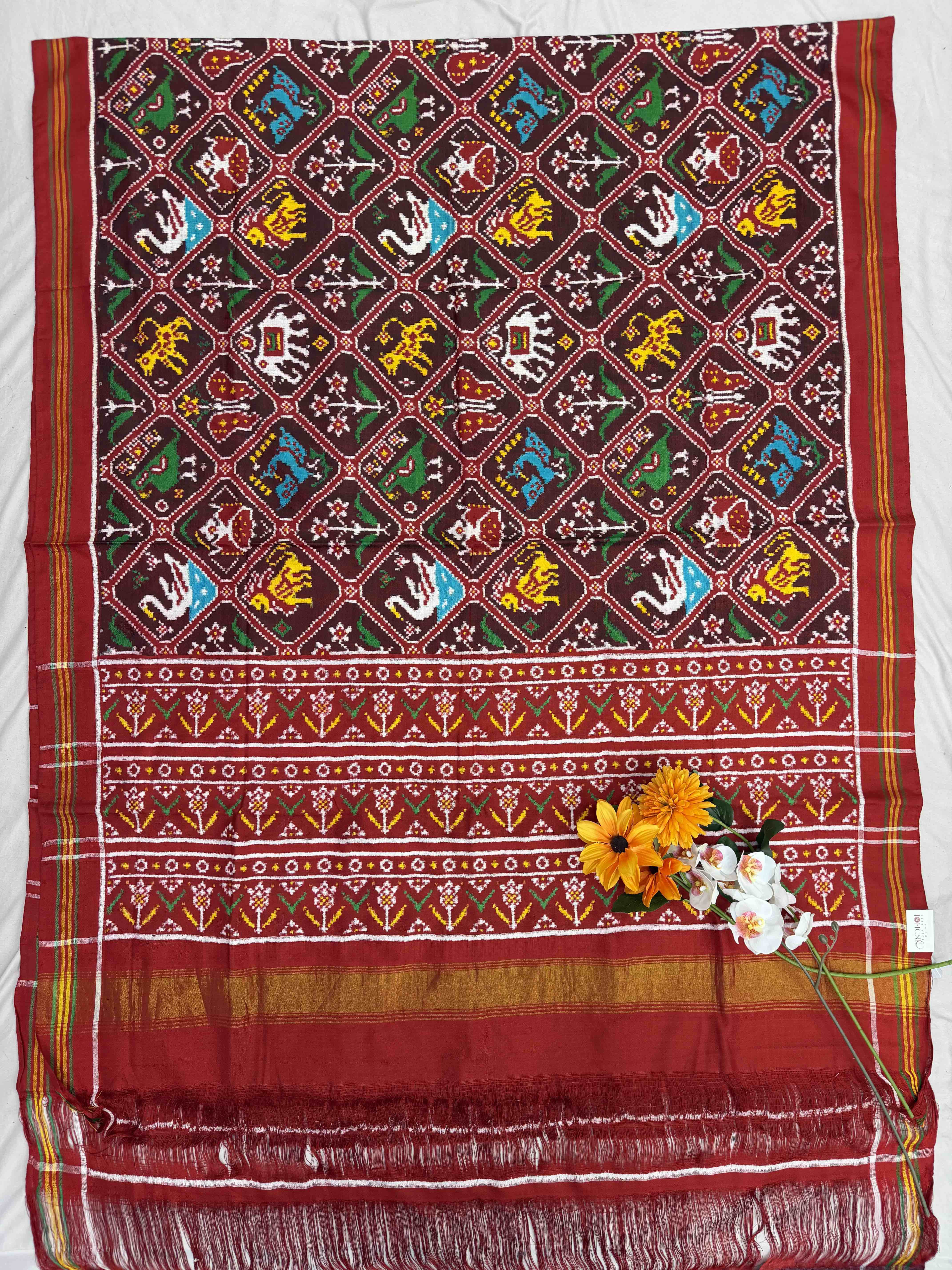 Narikunjar Adtala Patan Patola Saree
