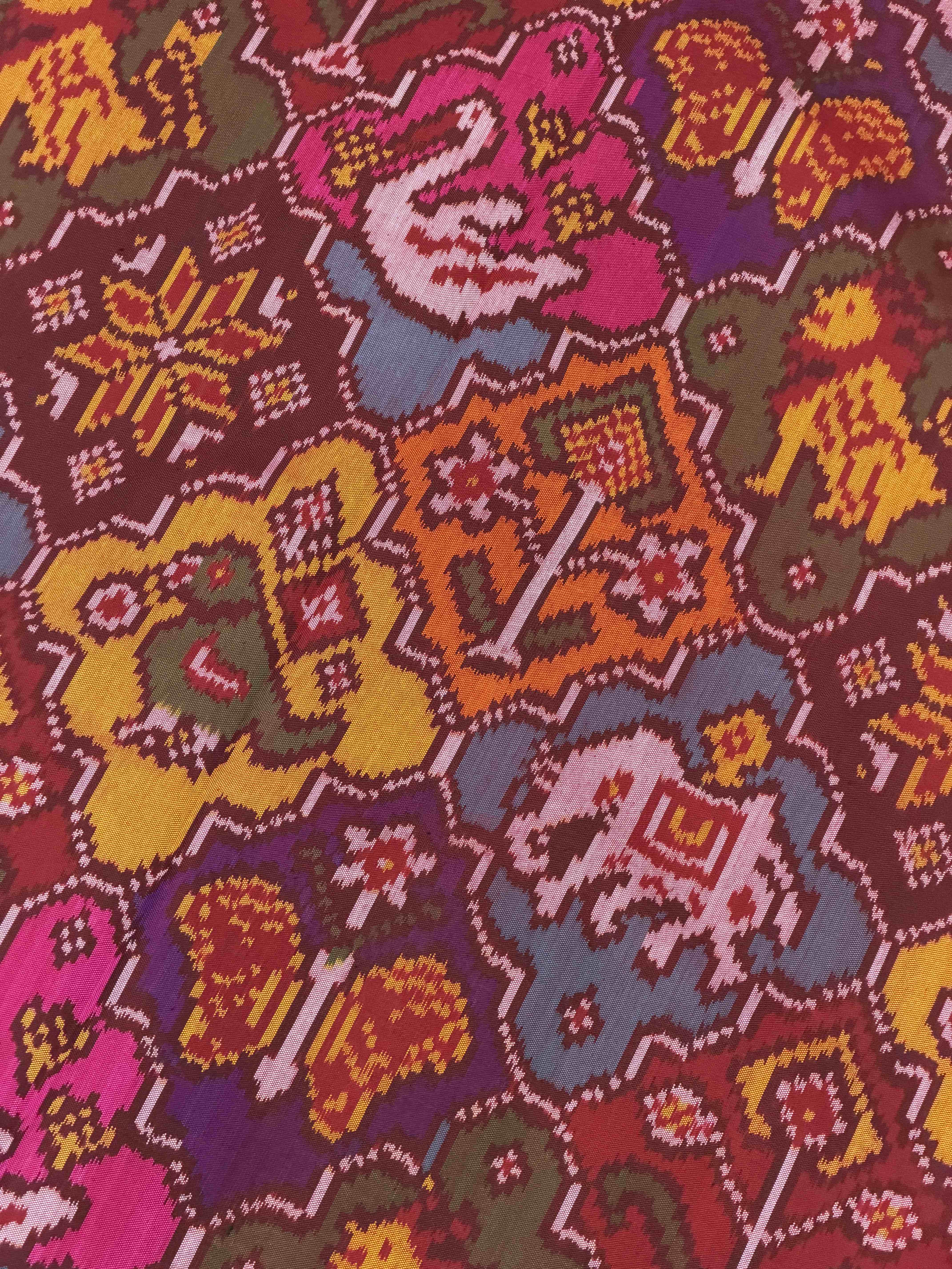 Maroon with multi figure & multi colour Patola Saree