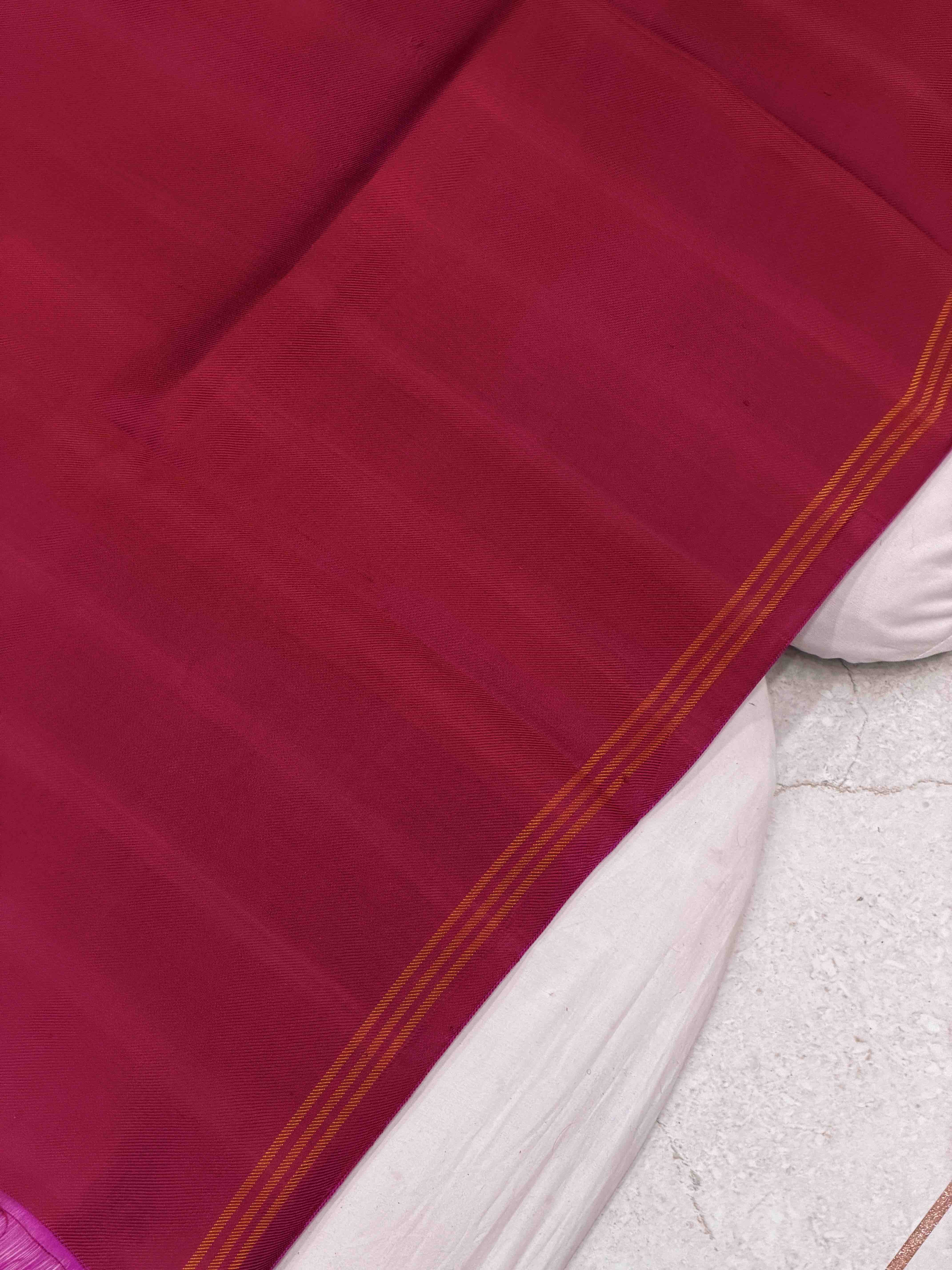 Pink & Blue small Narikunj Twill Patola Saree