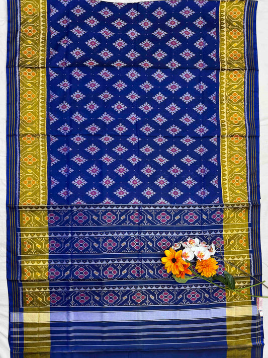 Chandabhat design tissue border Patola Saree