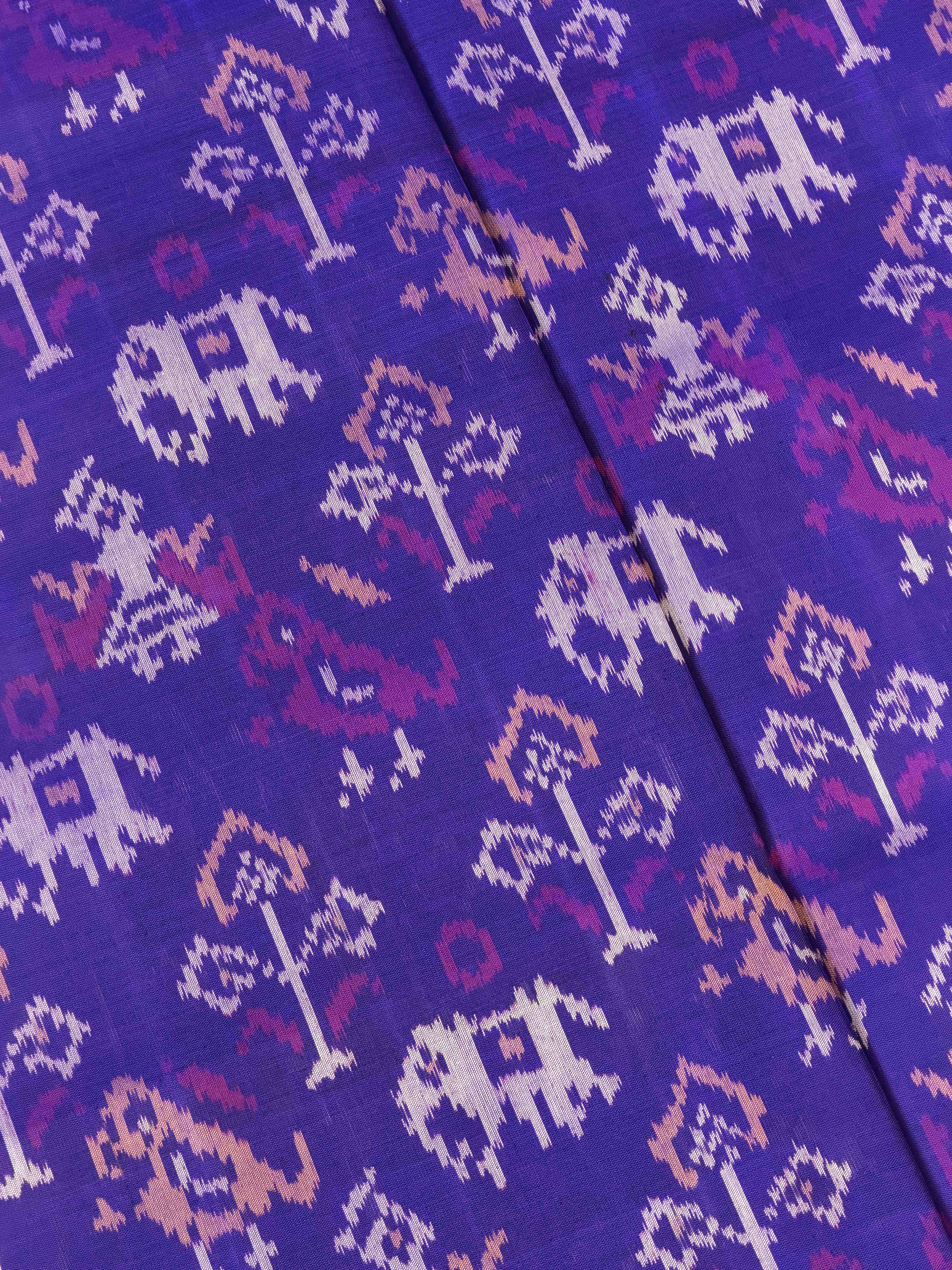 Blue Narikunj Rajkot Patola Saree