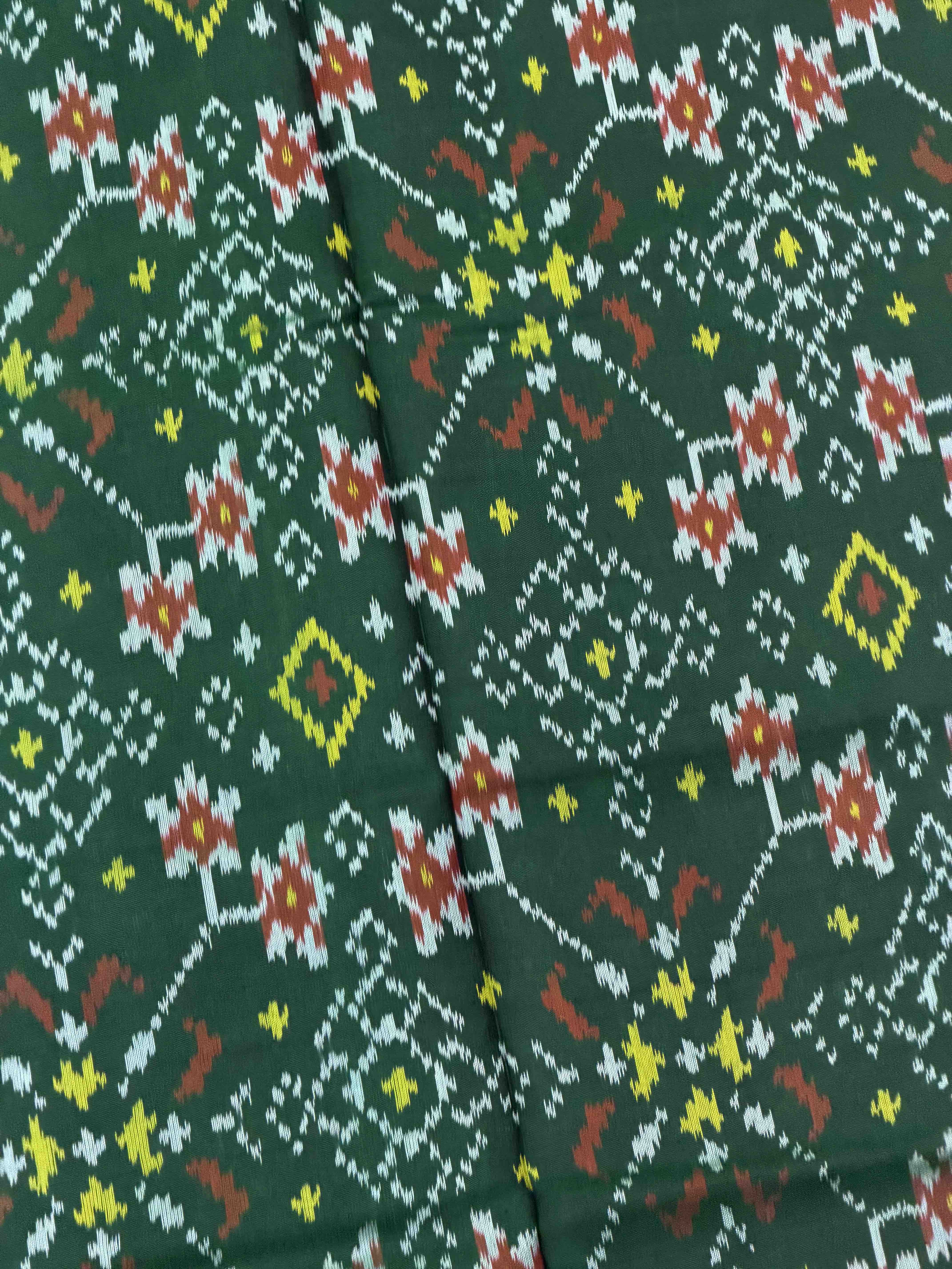 Green Navaratan Rajkot Patola Saree