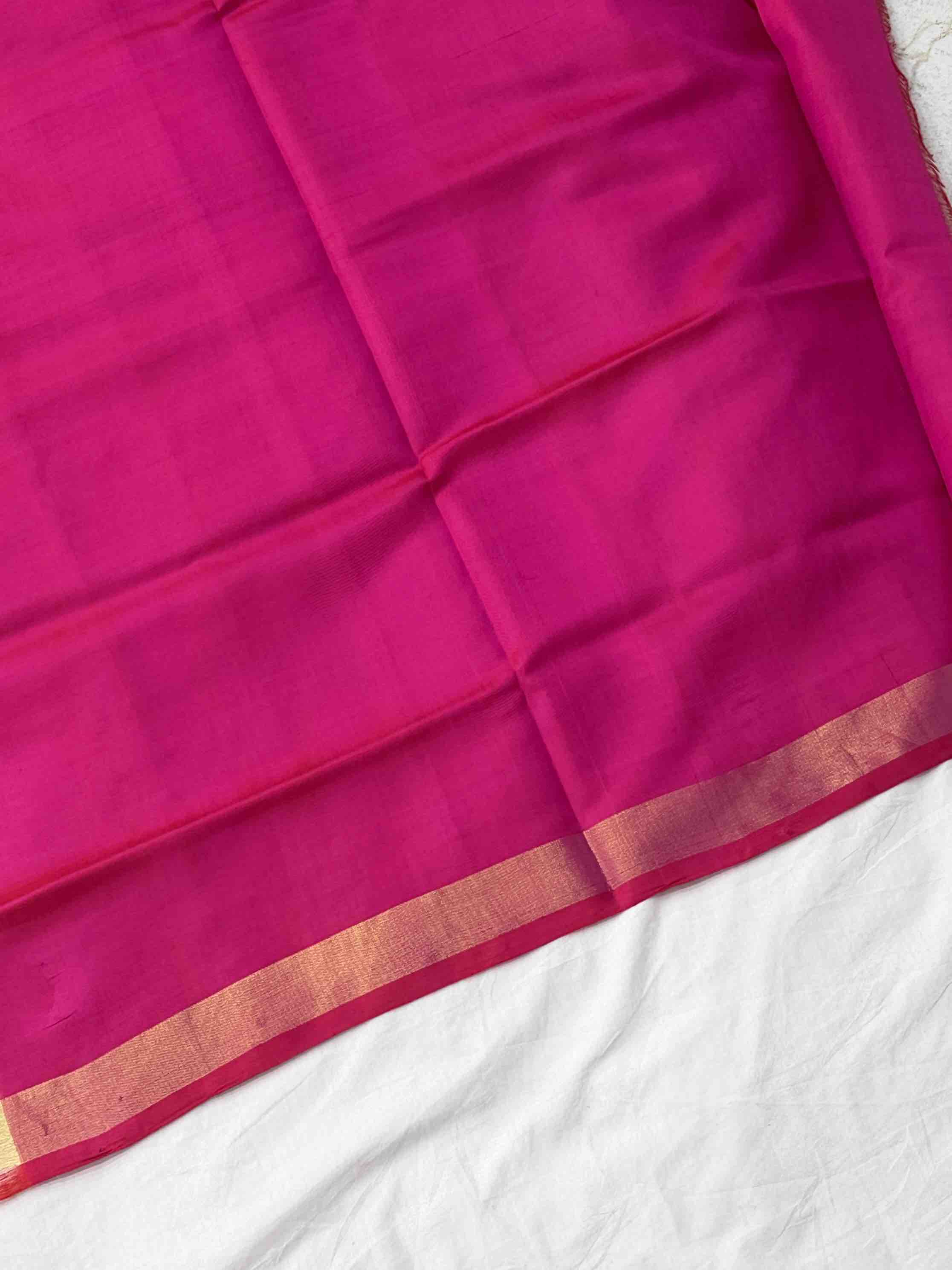 Pink panchanda design Rajkot Patola Saree