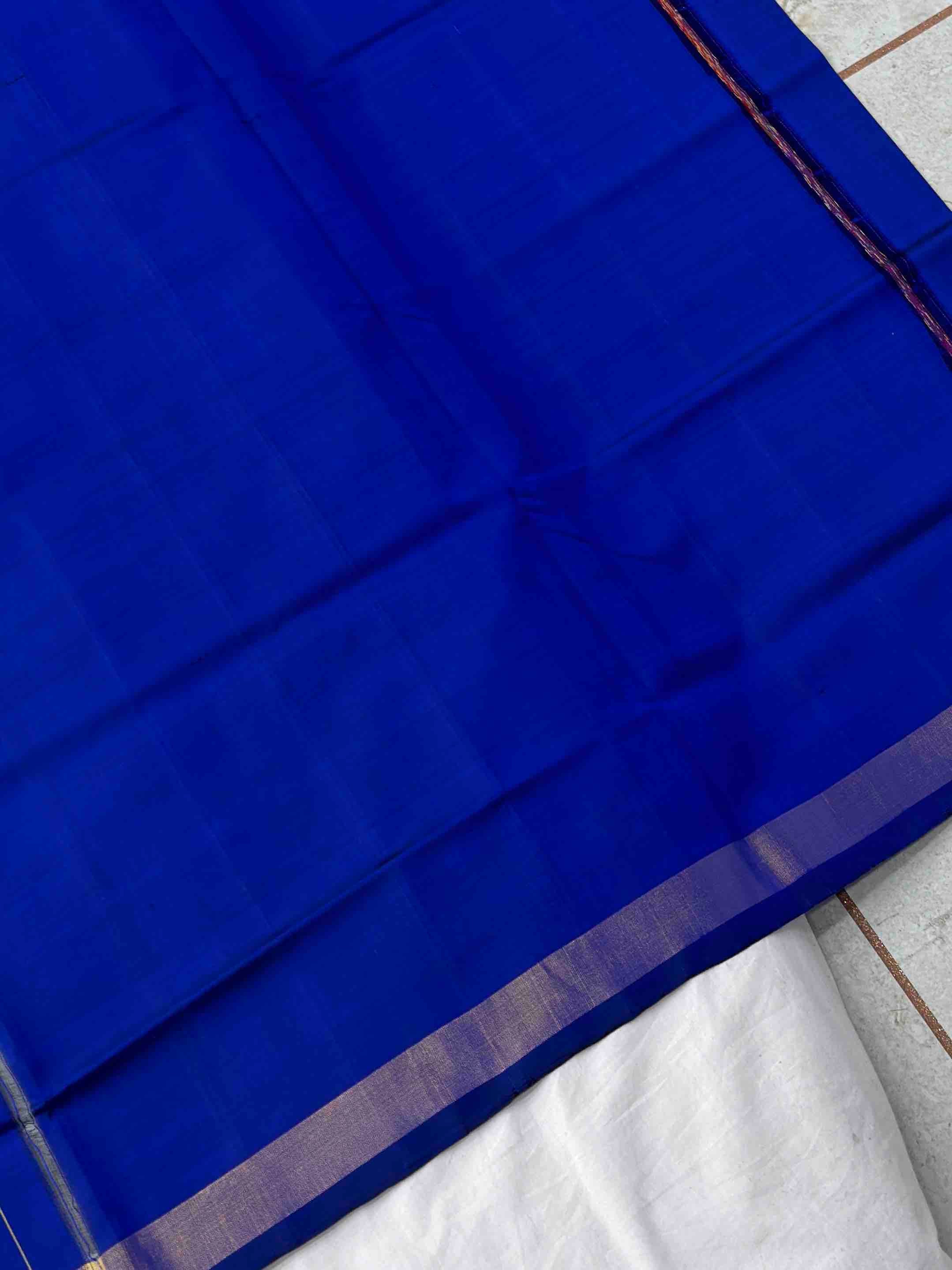 Maroon & Blue Daliya Bhat Rajkot Patola Saree
