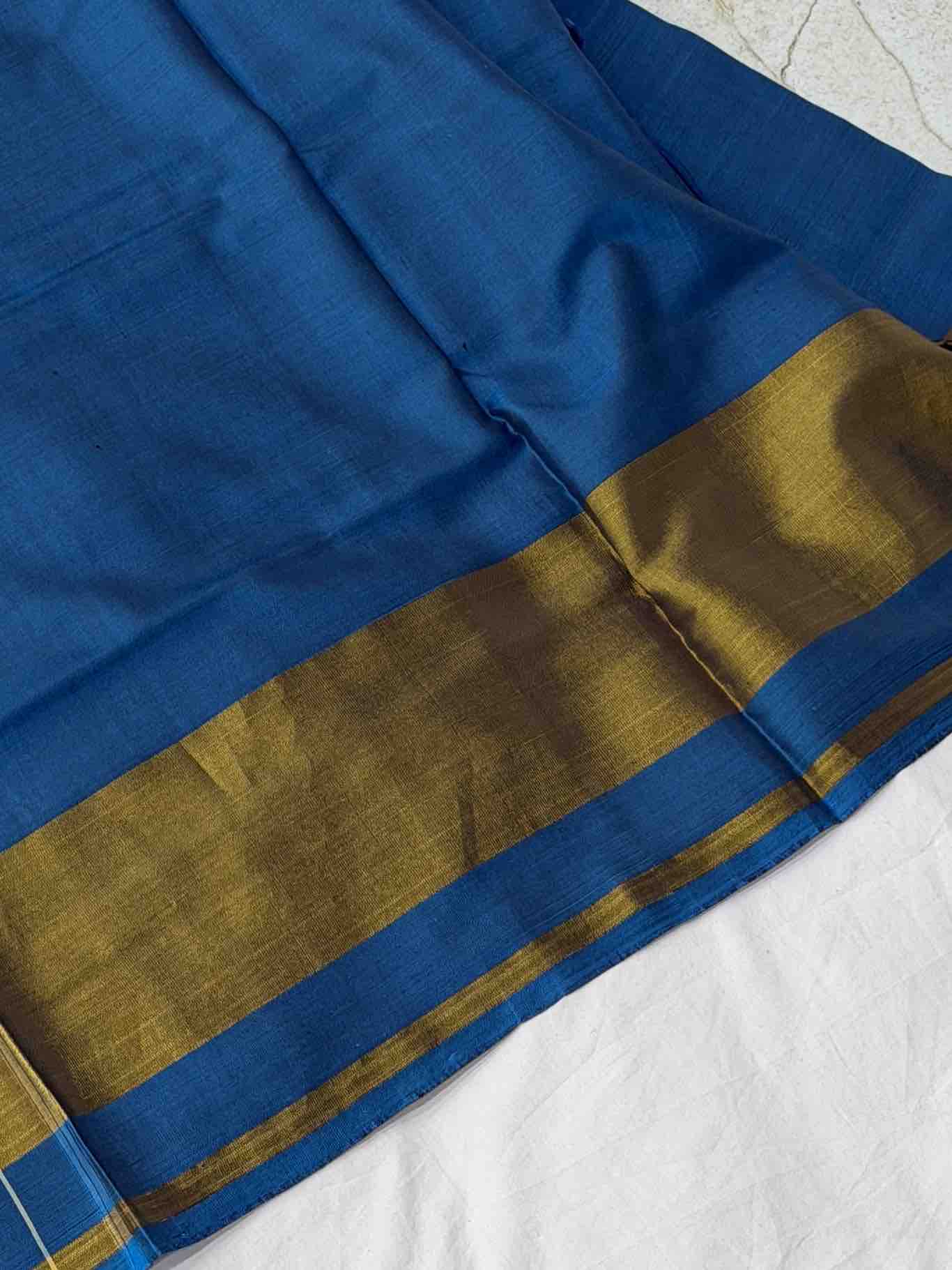 Steel Blue Manekchawk Rajkot Patola Saree