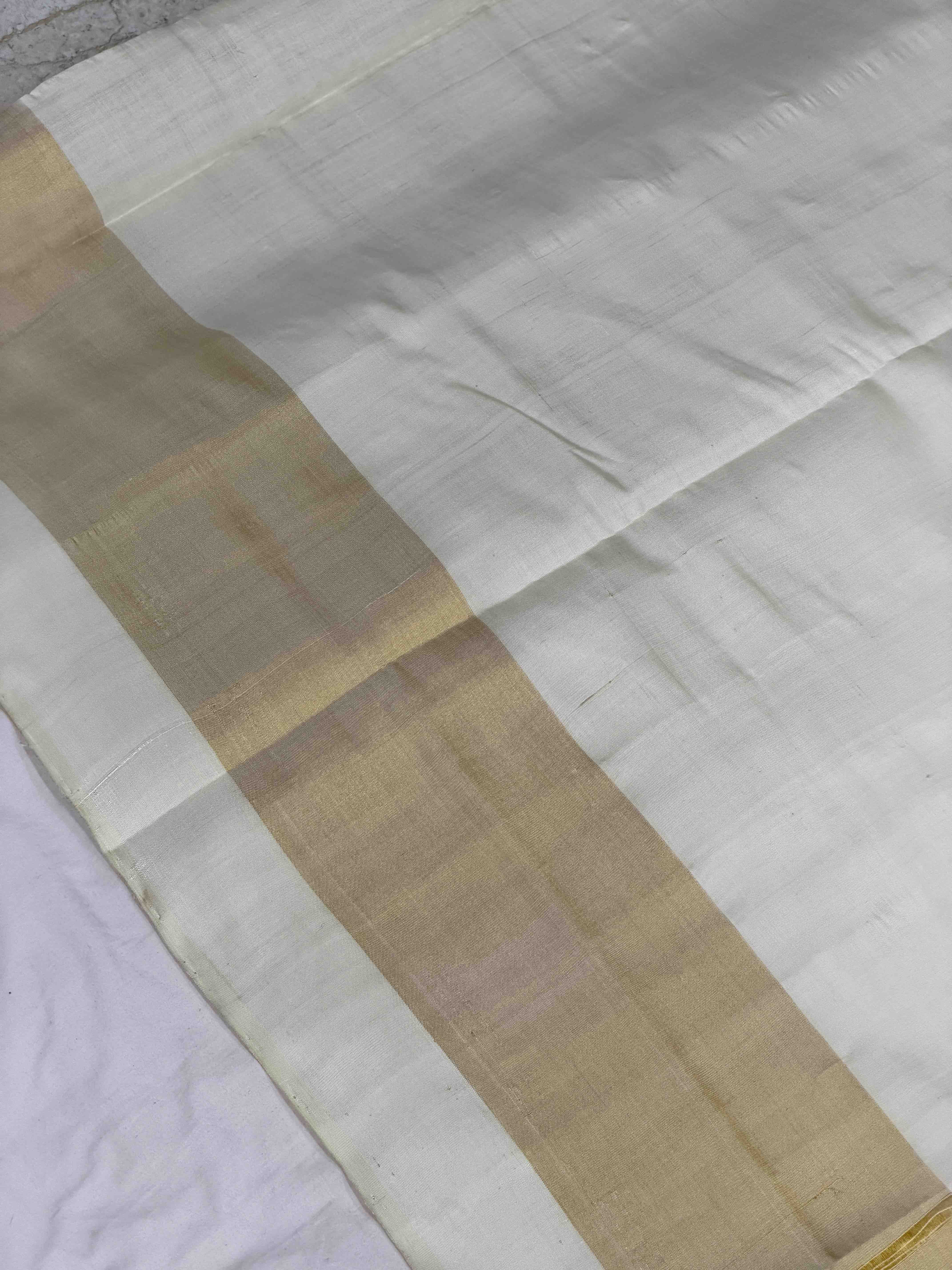 Off white designer Patola saree