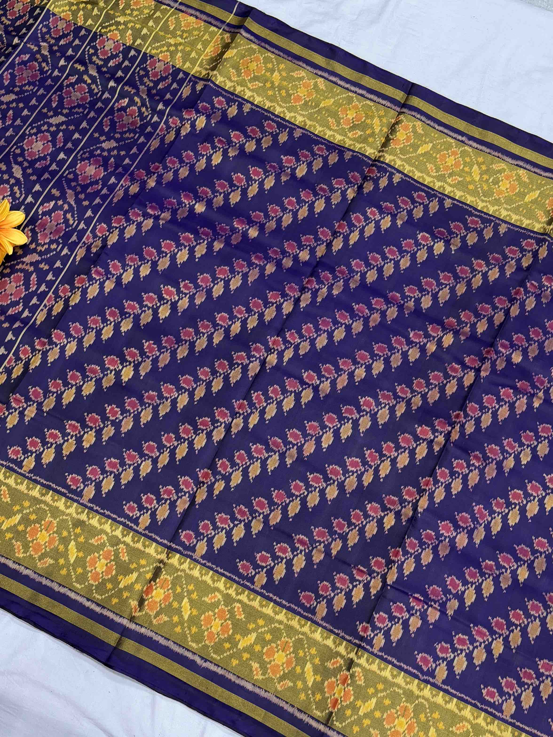 Purple ambadal Rajkot Patola Saree