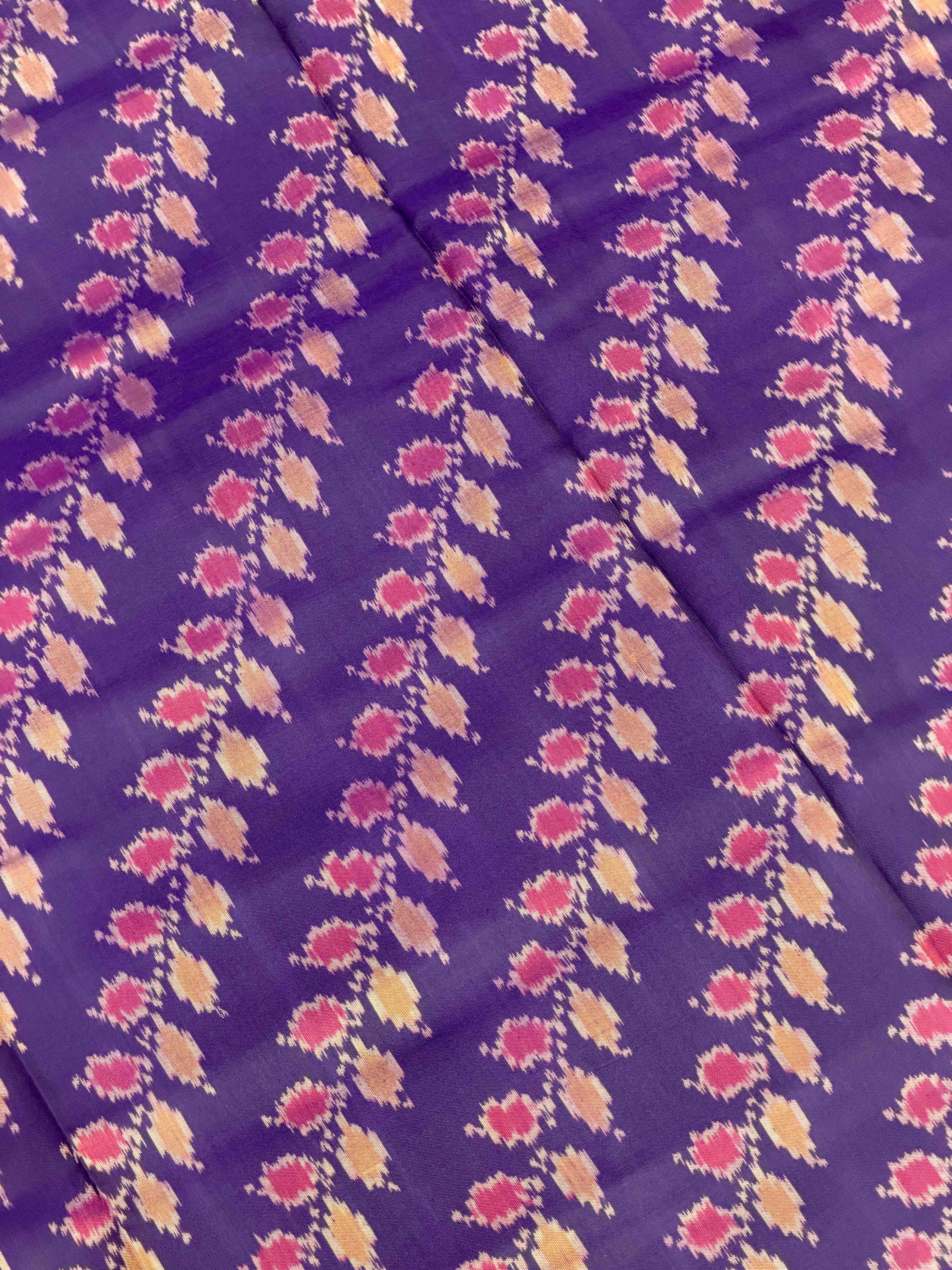 Purple ambadal Rajkot Patola Saree