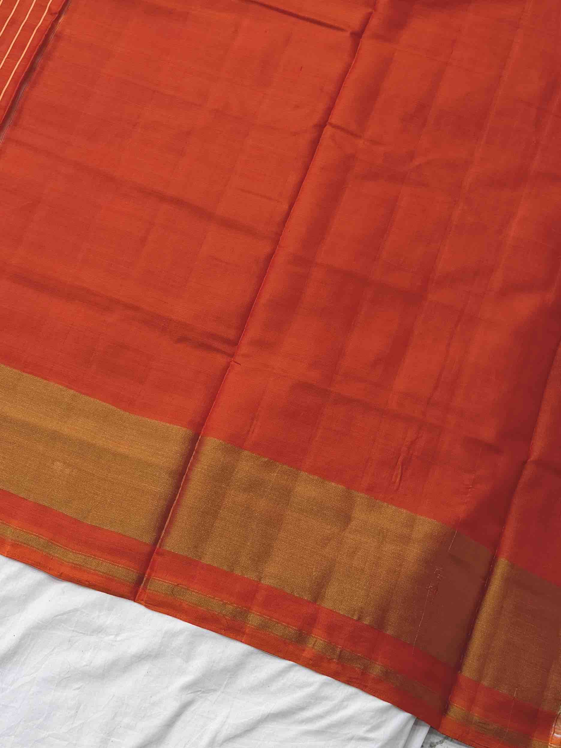 orange narikunj tissue border rajkot patola saree