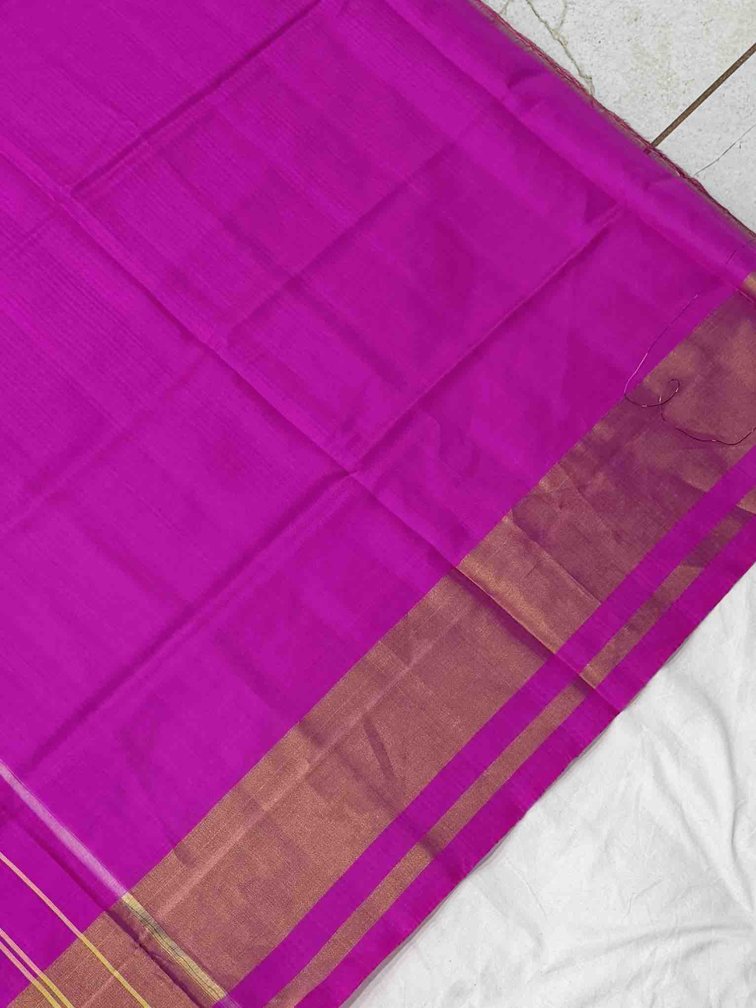Pink & Pinkish purple Love birds Patola Saree