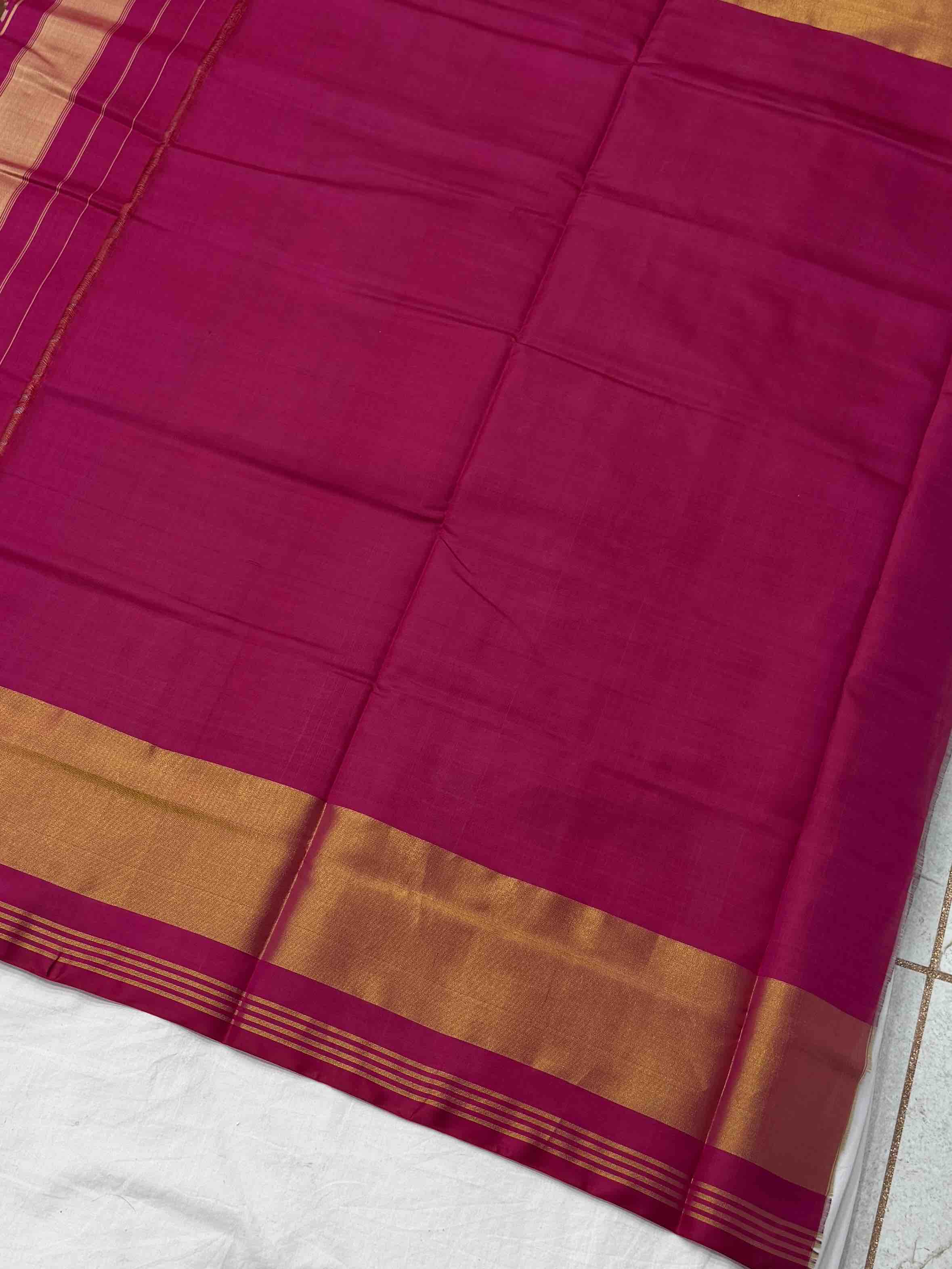 Pink & Peach navaratan Rajkot Patola Saree