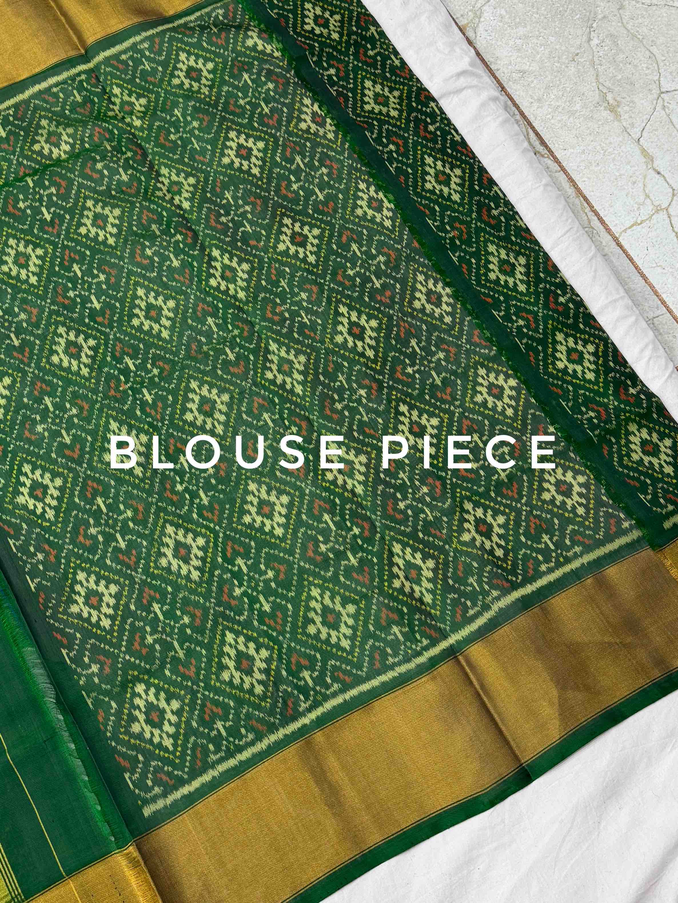 Panchanda design broad tissue border Rajkot Patola Saree