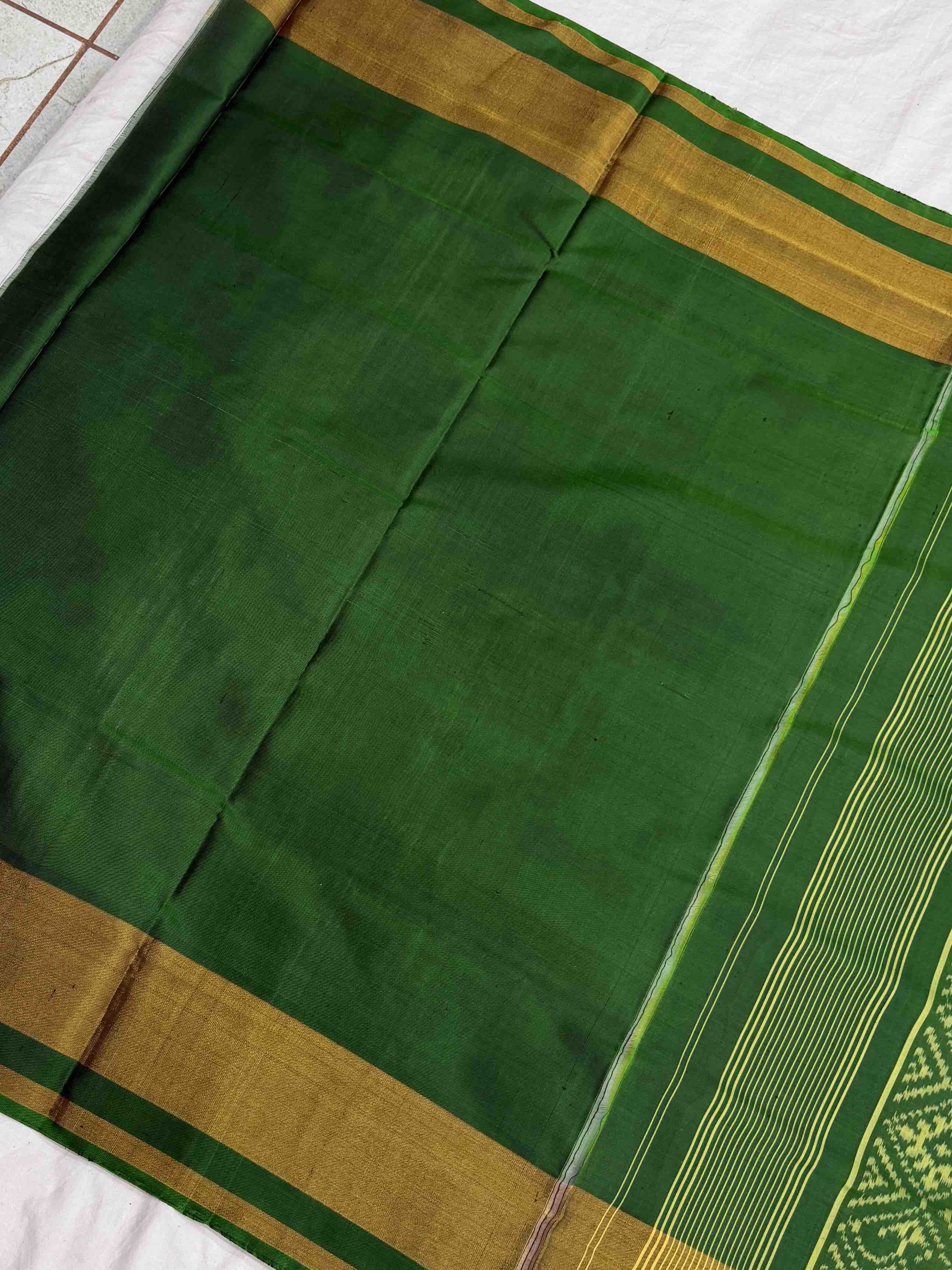 Ganga Jamuna Navaratan Hathi Rajkot Patola Saree