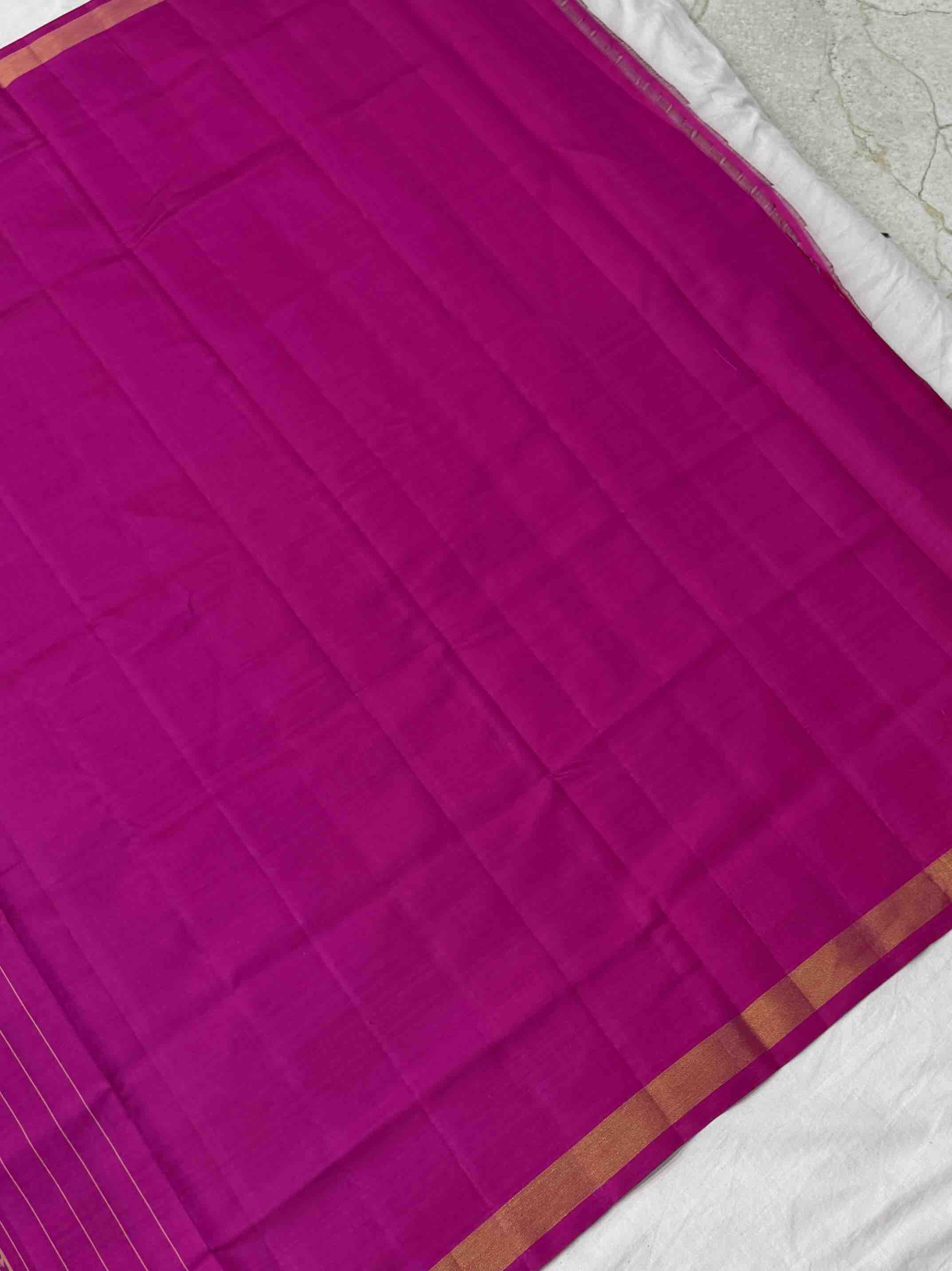Pink & Aqua Blue Beautiful Patola Saree in small zari border