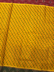 Yellow Ganga Jamuna Lining Patola Saree