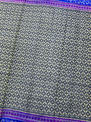 Blue & Grey Designer Patola Saree