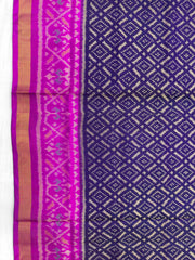 Blue & Pink Fancy Patola Saree