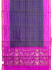 Blue & Pink Fancy Patola Saree