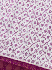 White & Pink Fancy Patola Saree