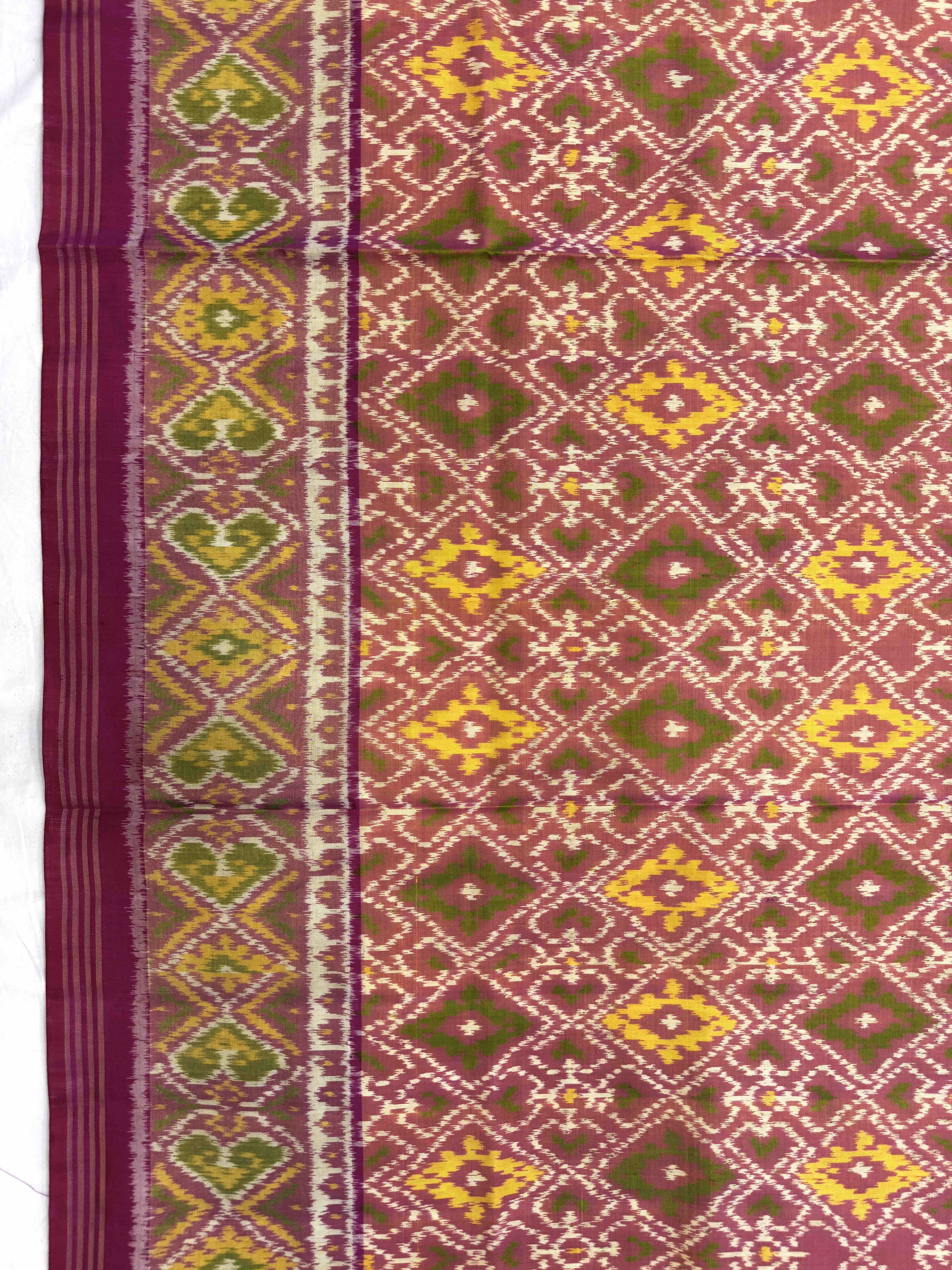 Pink & Peach Panchanda Patola Saree