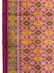 Pink & Peach Panchanda Patola Saree