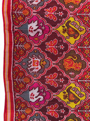 Multicolor Narikunj Single Ikat Patan Patola Saree