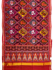 Multicolor Narikunj Single Ikat Patan Patola Saree