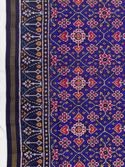 Blue Manekchowk Twill Patola Saree