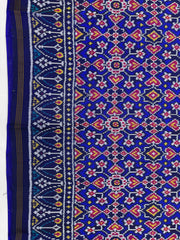 Blue Navratan Twill Patola Saree