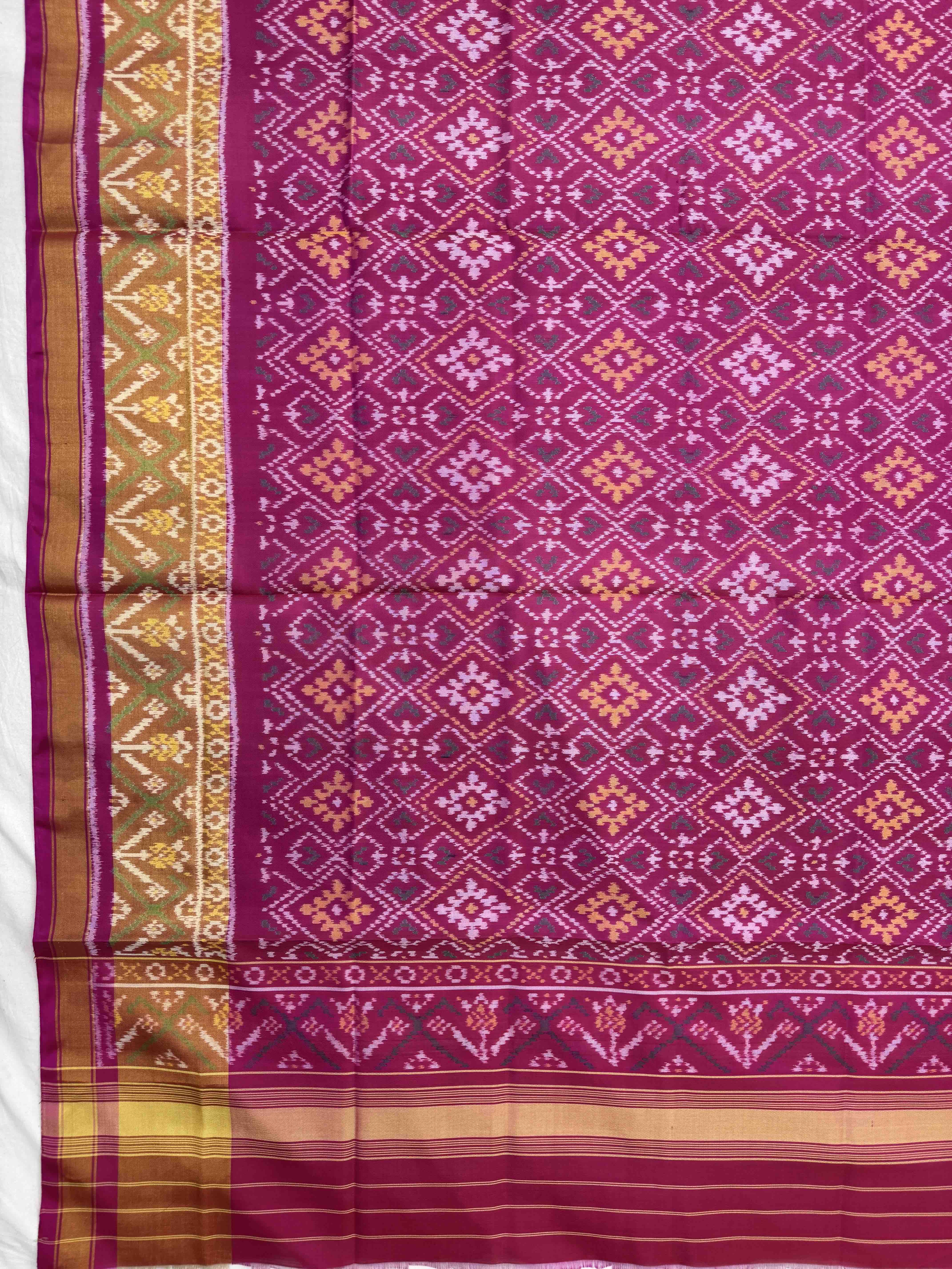 Pink Panchanda Patola Dupatta