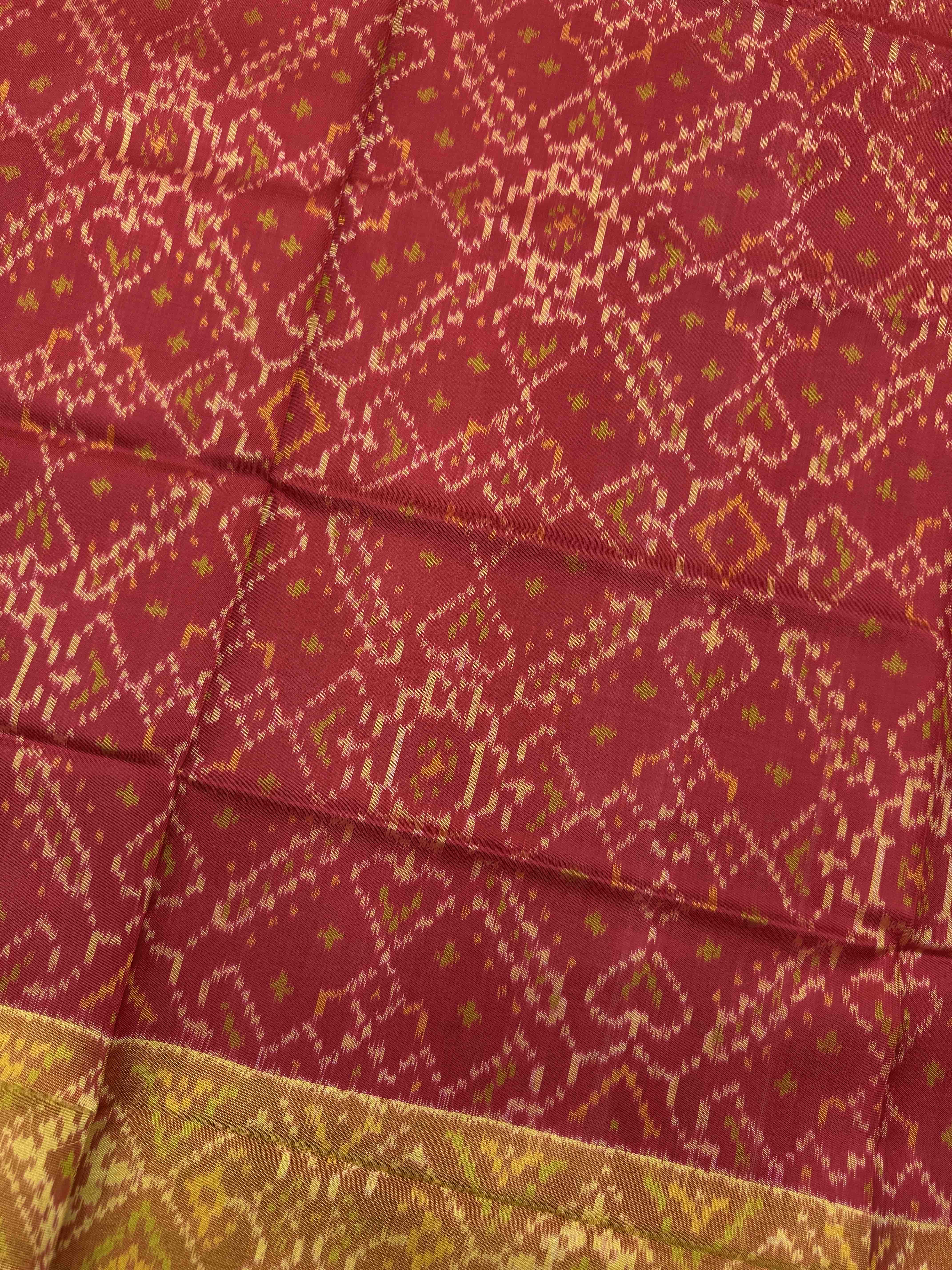 Red & Manekchowk Patola Dupatta