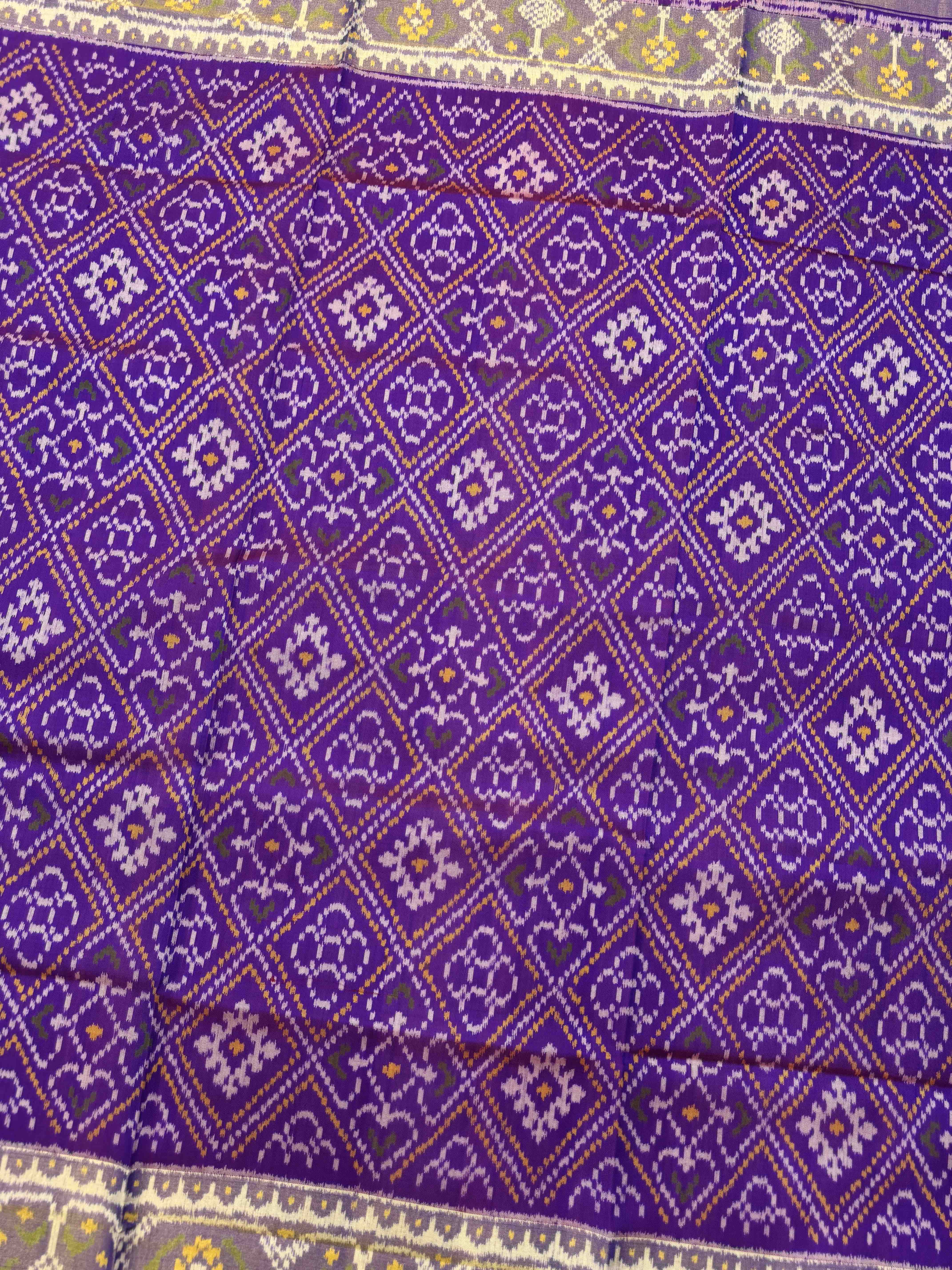 Purple Panchanda Patola Dupatta