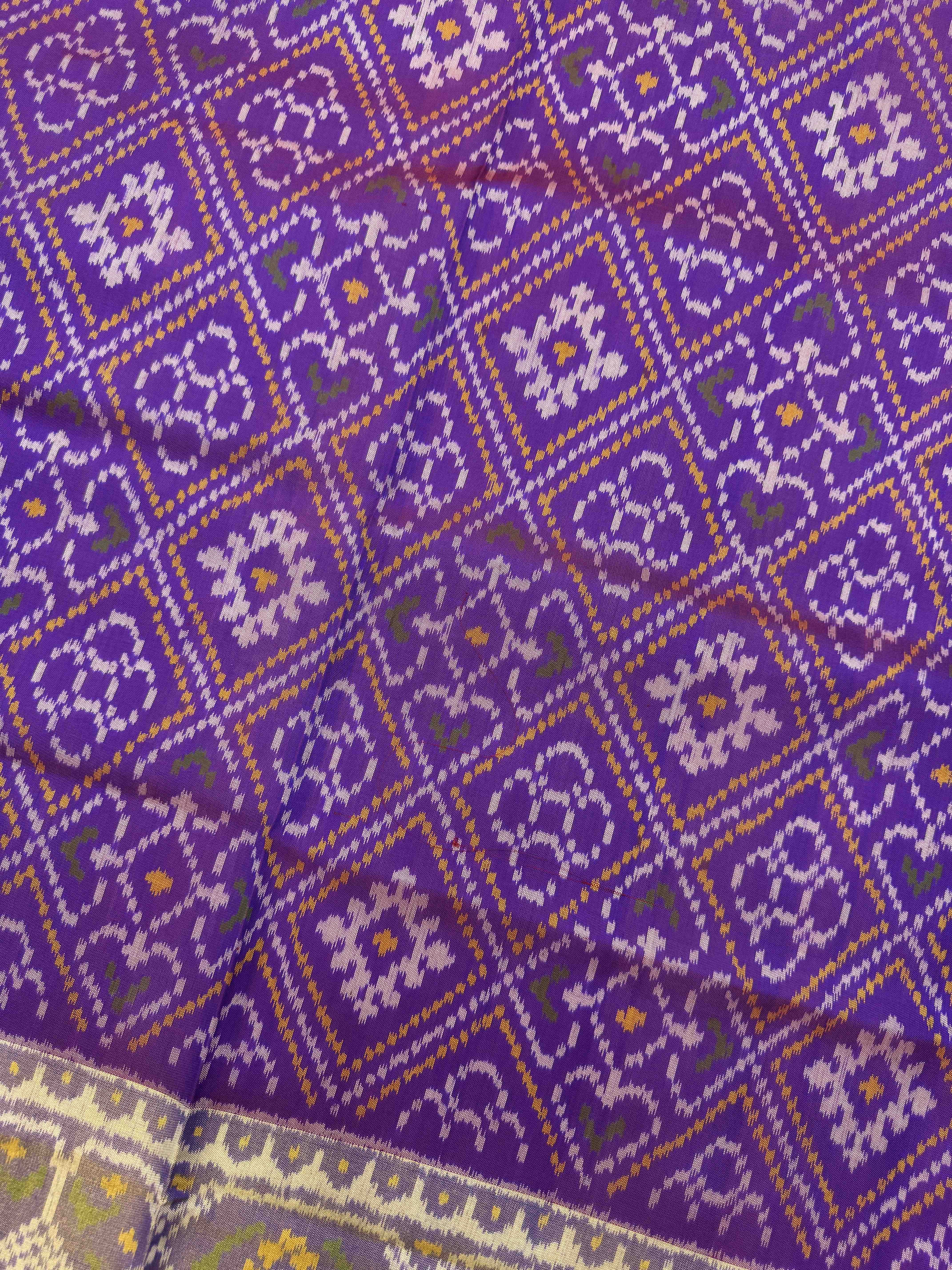 Purple Panchanda Patola Dupatta