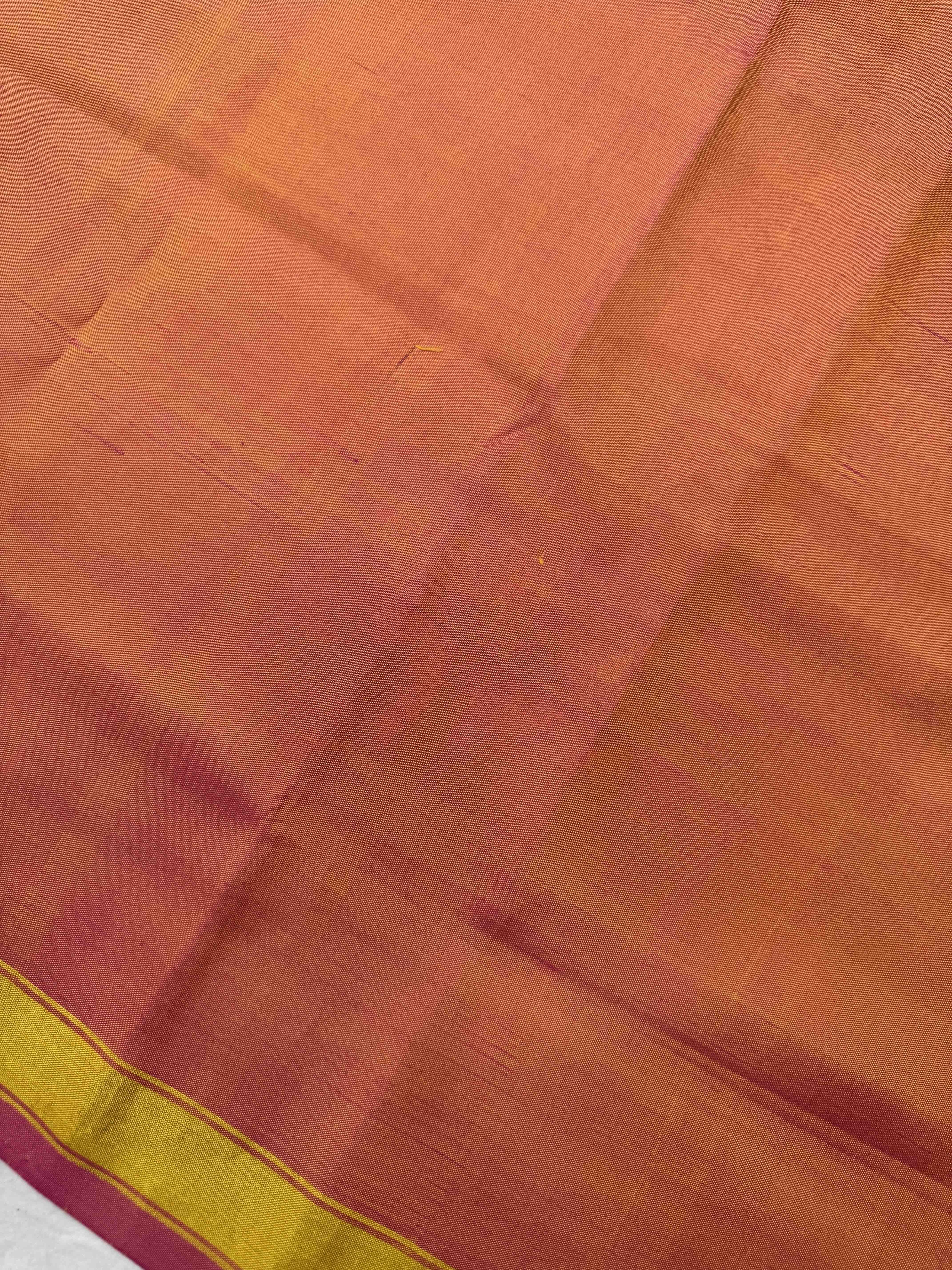 Pink and Peach Narikunj Scut Border Patola Lehenga Choli