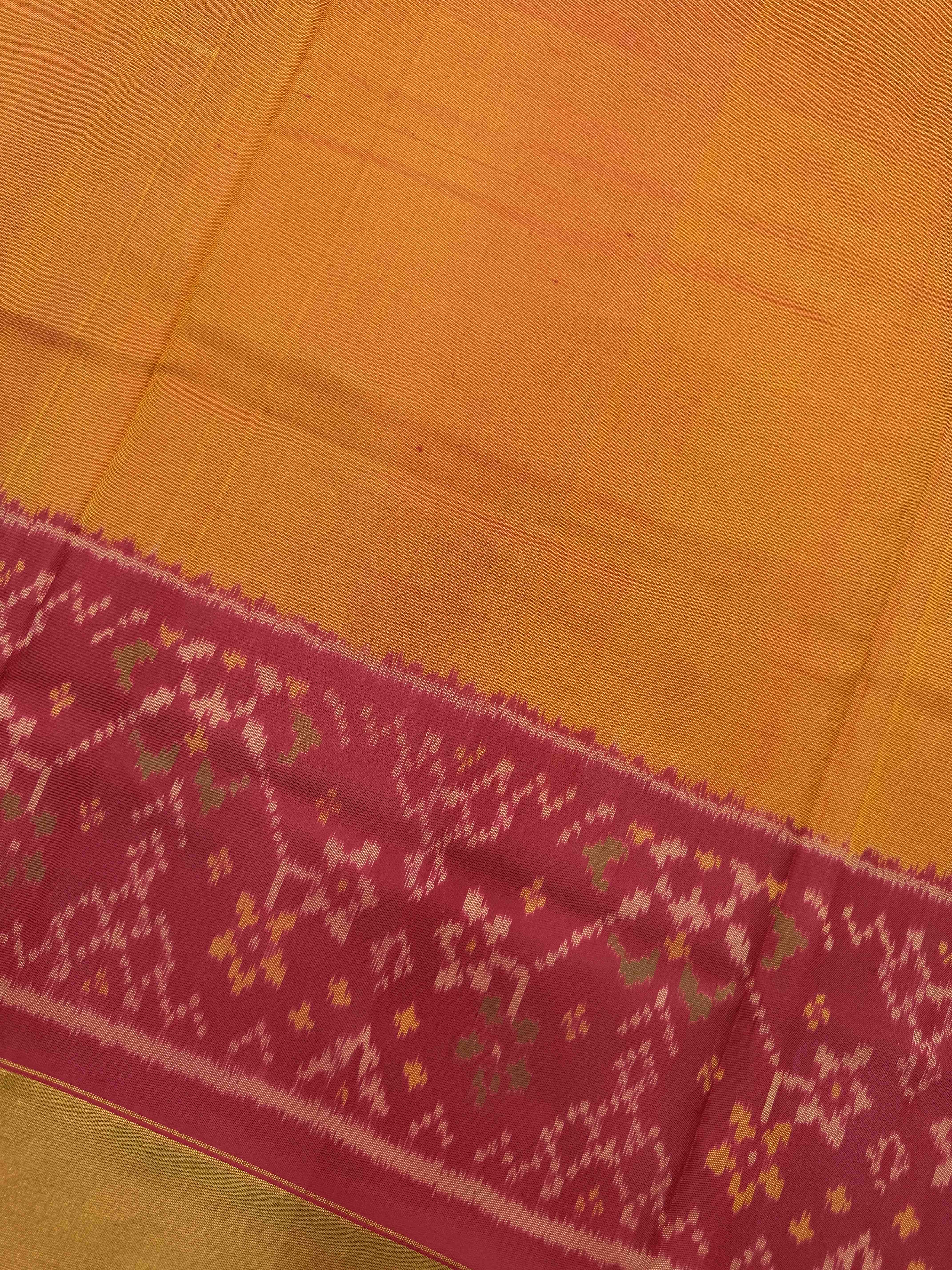 Red & Oragen Navratan Patola Lehenga Choli