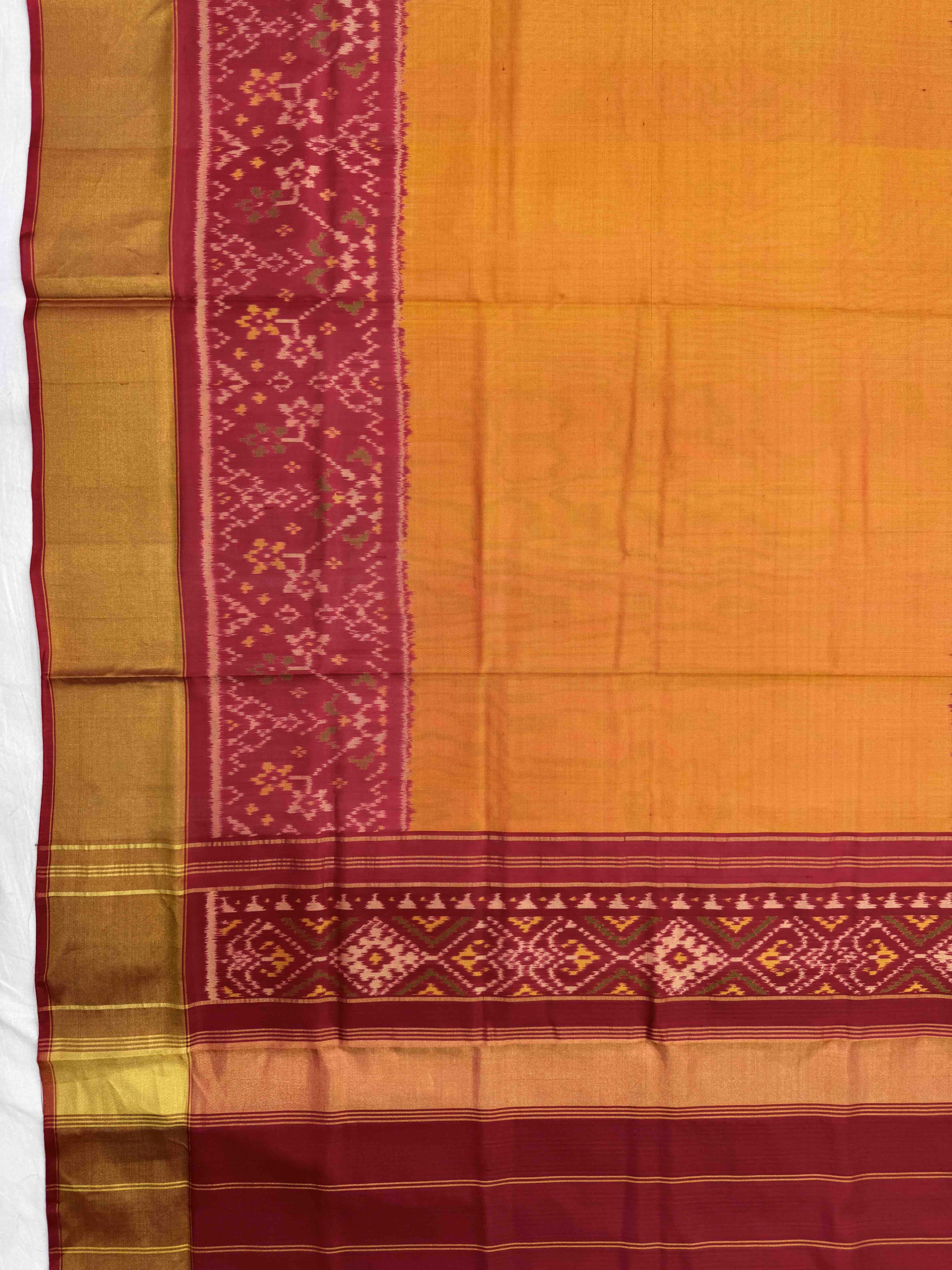 Red & Oragen Navratan Patola Lehenga Choli