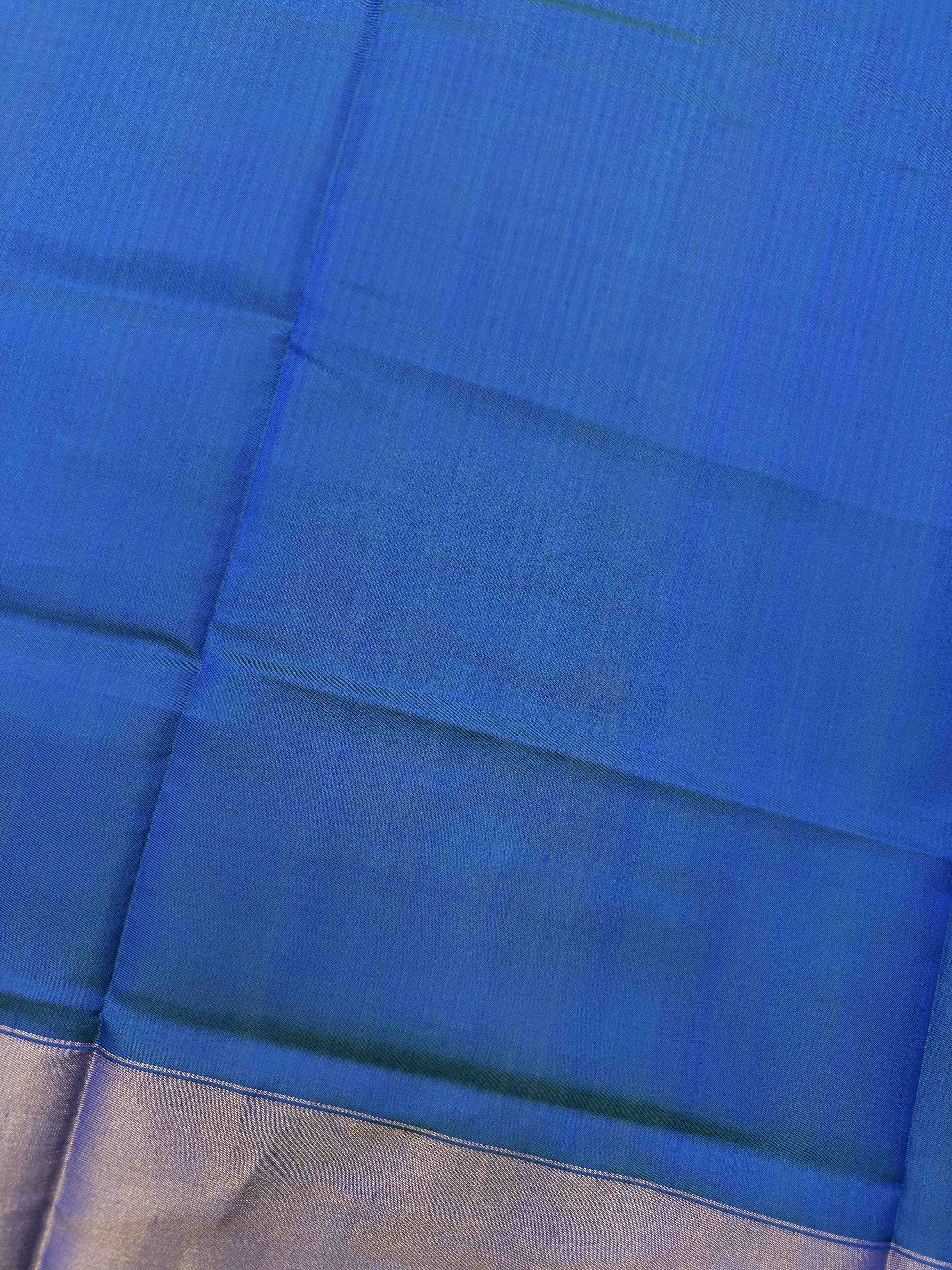 Blue & Sky with Manekchowk Scut Border Patola Lehenga Choli