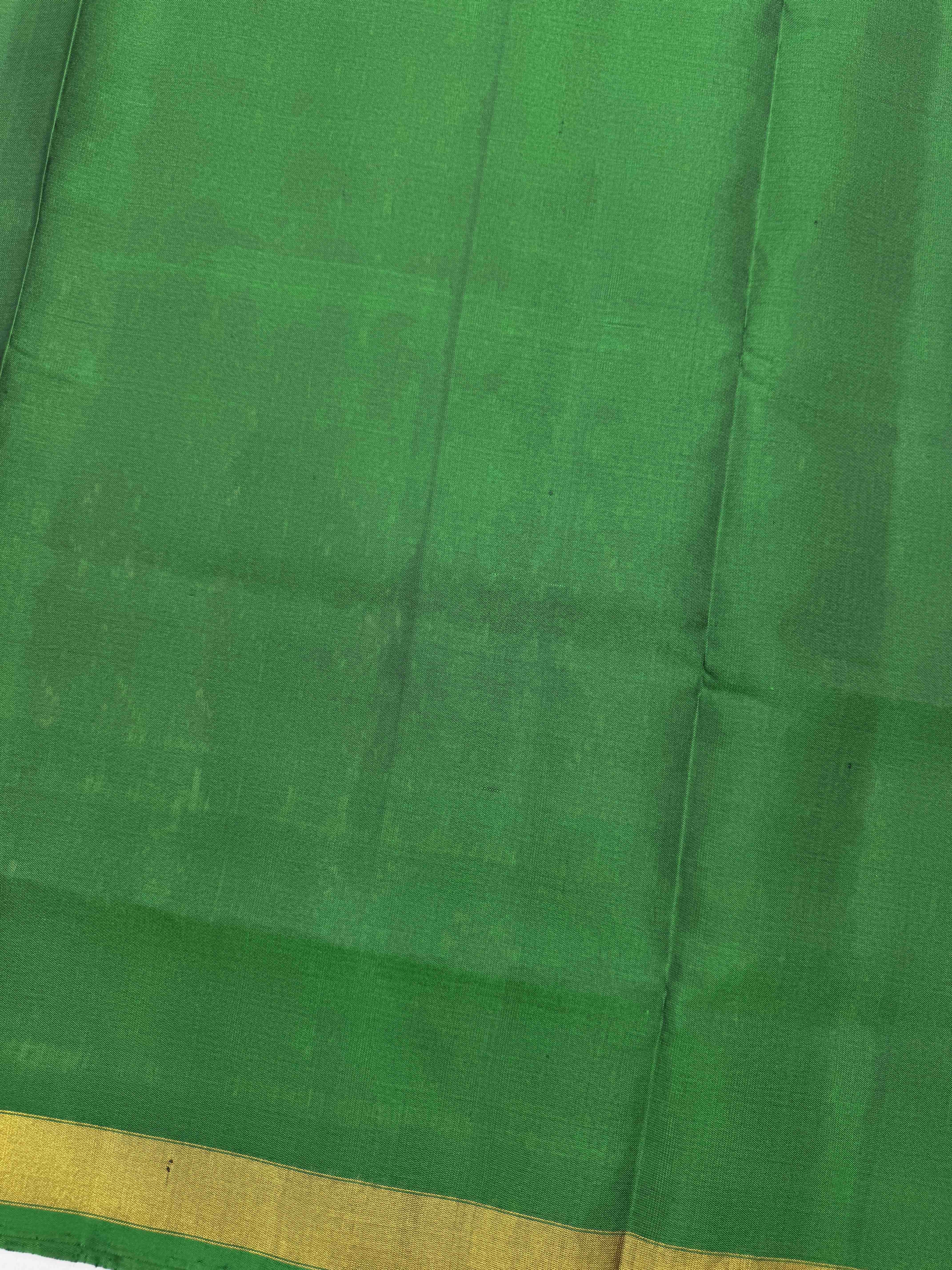 Green & Rust Narikunj with Booty Patola Dress